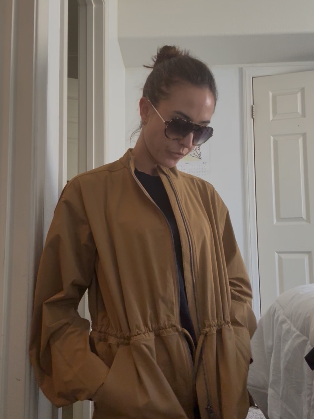 lululemon athletica Women's Drawstring Utility Jacket - Tan